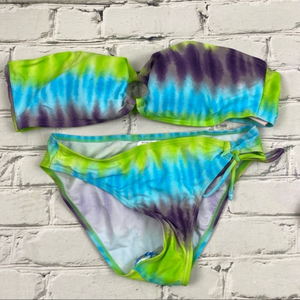 NWOT Tangerine swimwear tie dye 2 piece swimsuit